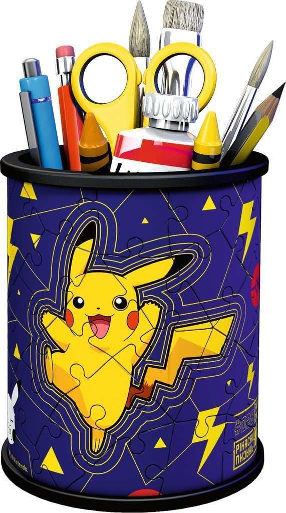 Ravensburger 3D Pokemon 54 Piece Jigsaw Puzzle Pencil Pot