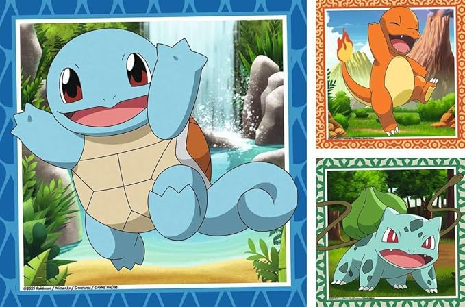 Ravensburger Classic Pokemon 3x 49 Pieces Jigsaw Puzzles