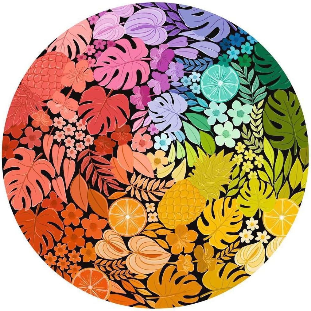 Ravensburger Round Tropical (Circle of Colors) 500 Piece Jigsaw Puzzle