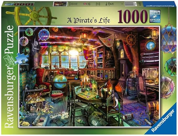 Ravensburger Aimee Stewart A Pirate’s Life 1000 Piece Jigsaw Puzzle