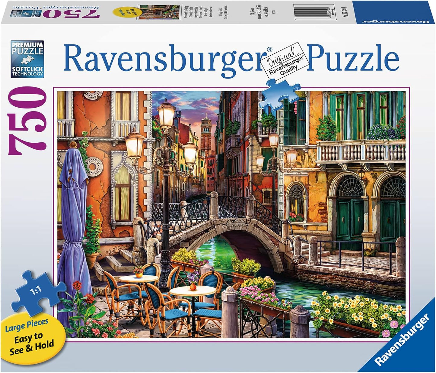 Ravensburger Venice Twilight Large Format 750 Piece Jigsaw Puzzle