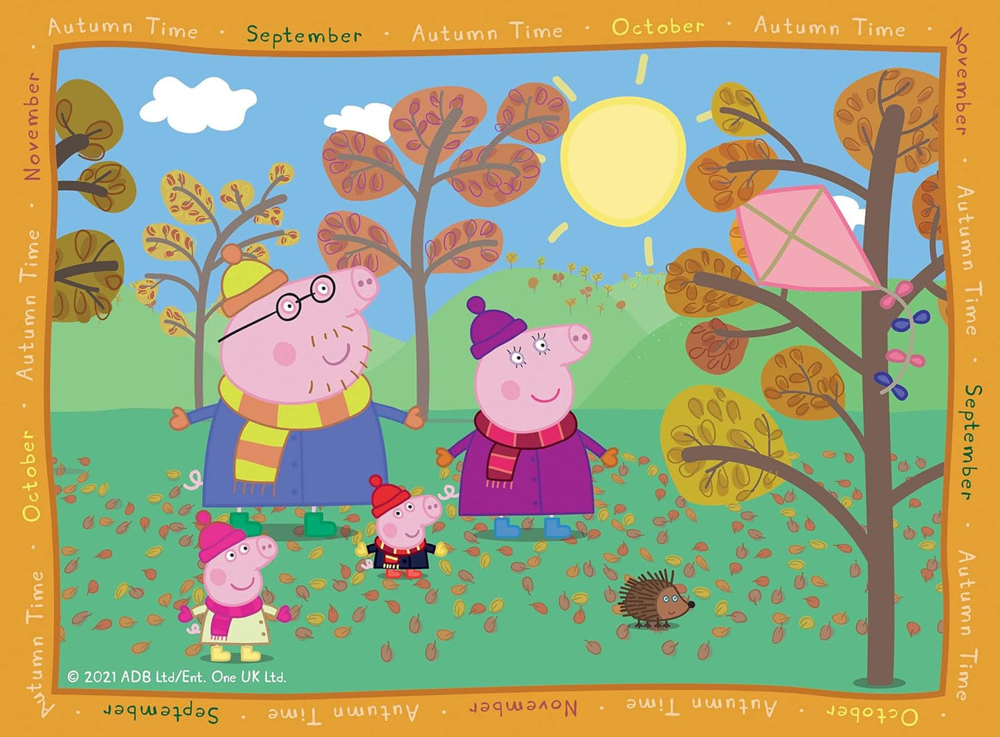 Ravensburger Peppa Pig Four Seasons 4 in Box (12, 16, 20, 24 Pieces) Jigsaw Puzzles