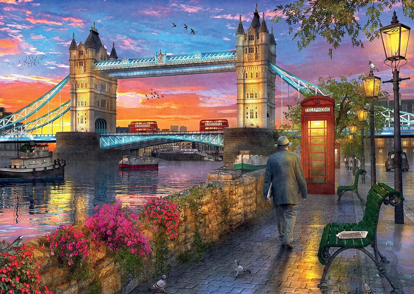 Ravensburger Tower Bridge of London at Sunset 1000 Piece Jigsaw Puzzle