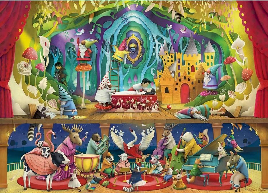 Ravensburger Snow White and The 7 Gnomes 1000 Piece Jigsaw Puzzle